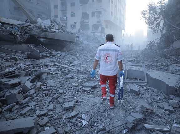 Helping in Gaza