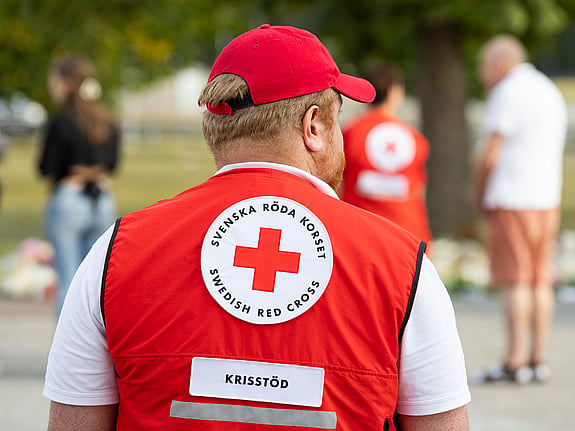 Krisstödjare från Röda Korset