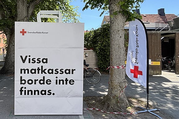 Jättekassen i Visby under Almedalen