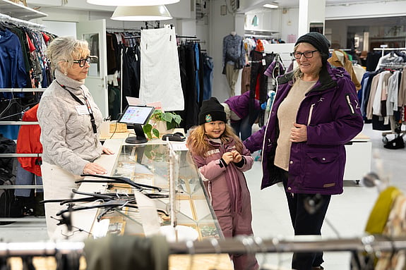 Butiken i Kiruna fyller en viktig roll.